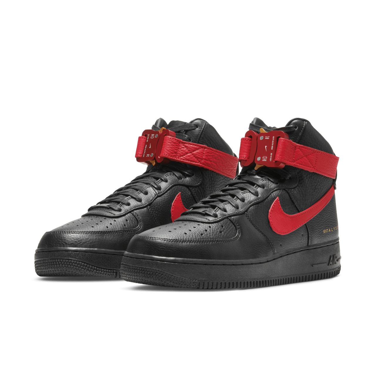 Date de sortie de la Air Force 1 x Alyx Black and University Red CQ4018 004 Nike SNKRS